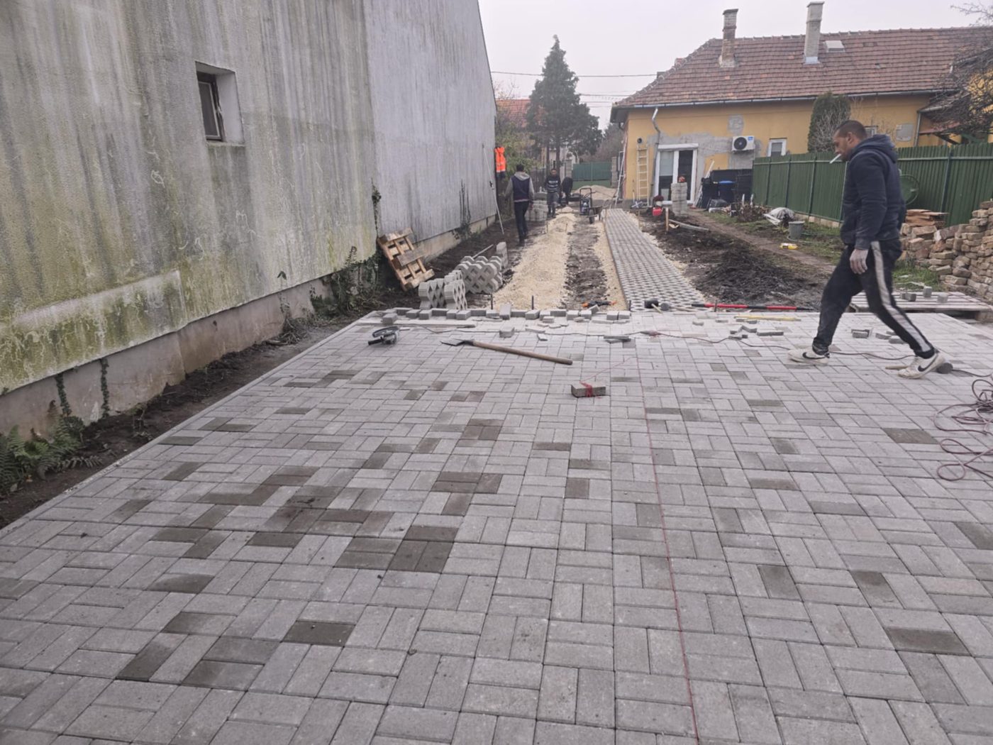 Térkő javítás – térkövezés